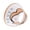 A003- White, variant on Dog Recovery Collar with Printed Design, Protective E-Collar for Post-Surgery, Pet Cone for Medium to Large Dogs, 1 Pack