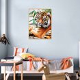 thumbnail image 4 of Cuadros Decorativos 5D DIY Diamante Pintura Tigre León Cuadrado Completo Diamante Mosaico Pared Sywqhk Nuevos Originales, 4 of 9
