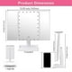 thumbnail image 4 of Trifold Makeup Mirror with 22 LED Lights,10X/3X/2X Magnification Portable Fold Lighted Table Desk Co, 4 of 5