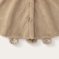 thumbnail image 5 of DJDLJWCJ Baby Hooded Cape Cute Bear Fleece Winter Poncho Soft Thick Warm Kids Bear Cape Khaki Size 6M, 5 of 5