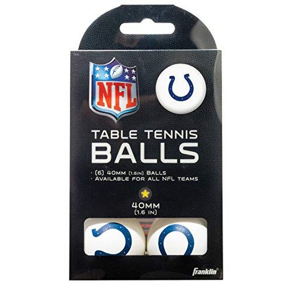 Pelotas de tenis de mesa Franklin Sports Indianapolis Colts NFL