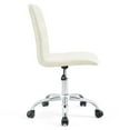 thumbnail image 5 of Modway Prim Armless Mid Back Office Chair in White, 5 of 9