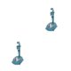 thumbnail image 1 of Greeniant Dispensador de cuencos para botellas de agua para perros y mascotas con hervidor colgante, bebedero, antideslizante, altura ajustable, Azul 500ml 2piezas, 1 of 6