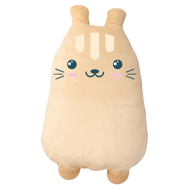 Peluche monstruo beige con bigotes