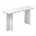 thumbnail image 4 of Harper & Bright Designs White Wood Console Table with L-Shaped Legs for Entryway and Living Room, 4 of 8