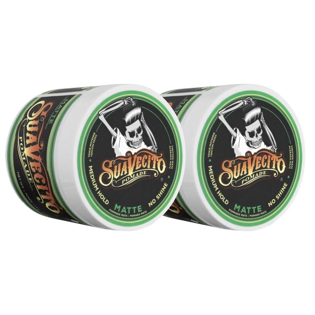 Pomada Suavecito Mate 2 Piezas 8 Onzas