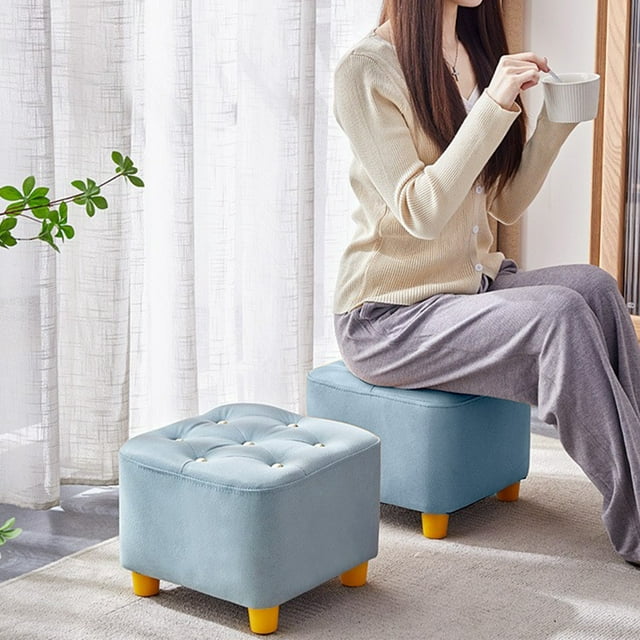 Cagogo under $5 Wheeled Low Stool, Wheeled Low Stool for Home,Movable Step Stool with Wheels,Multipurpose Seating Shoe Stool,Adjustable Rolling Stool for Lazy Sitting