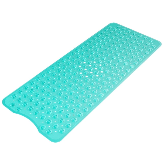Alfombrilla de ducha AmazerBath antideslizante con ventosas, 100 x 40 cm, transparente
