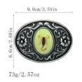 thumbnail image 2 of Naxoaeo Vintage American Belt Buckle Men Western Cowboy Luminous Scorpion Tiger eye Black agate Belt Buckles, 2 of 8