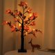 thumbnail image 4 of Seyotauo 21.6 inch LED Artificial Lighted Maple Tree, Fall Decor for Home, Maple Tree Fall Decorations Warm Light for Indoor Outdoor Autumn Harvest Halloween Thanksgiving, 4 of 6