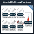 thumbnail image 2 of Taladro De Uñas Blossom Pulidor Esmeril Uñas Acrílicas 65 Piezas, 2 of 5