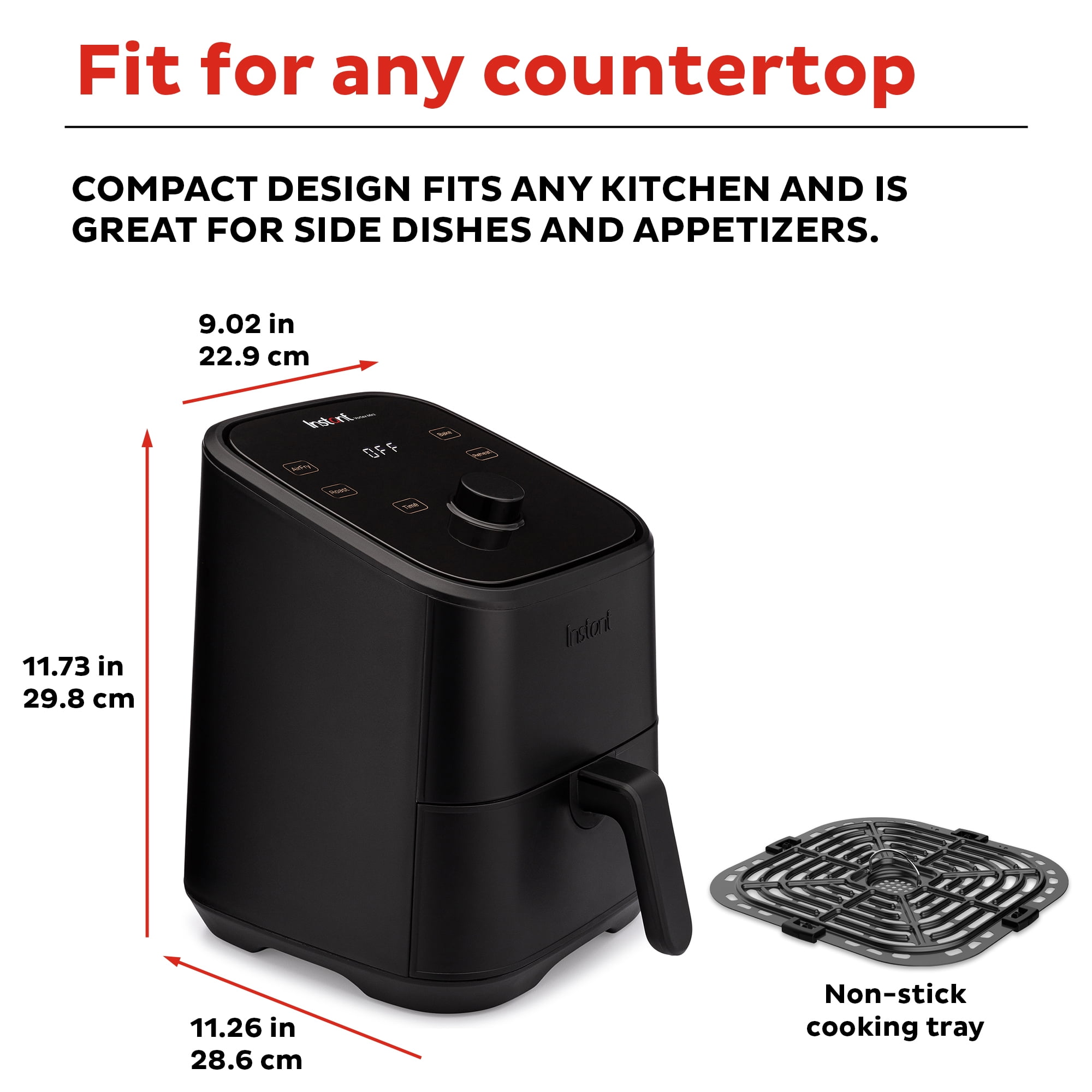 Instant Pot 5.7 qt. Black Vortex Air Fryer 140-3082-01 - The Home Depot