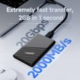 thumbnail image 4 of Fanxiang PS2000W 20 Gbps SSD portátil 2000 MB/s 1 TB 2 TB 4 TB USB3.2Gen2x2 Unidad de estado sólido externa PSSD para PS5/4 Laptop Desktop, 4 of 5