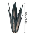 thumbnail image 4 of Escultura de arte de tequila con hierro claro colorido, verde oscuro, escultura de arte de agave de metal de 300 mAh para sala de estar, 4 of 8