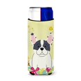 thumbnail image 1 of Hugger para latas delgadas Caroline's Treasures French Bulldog Piebald multicolor, 1 of 1