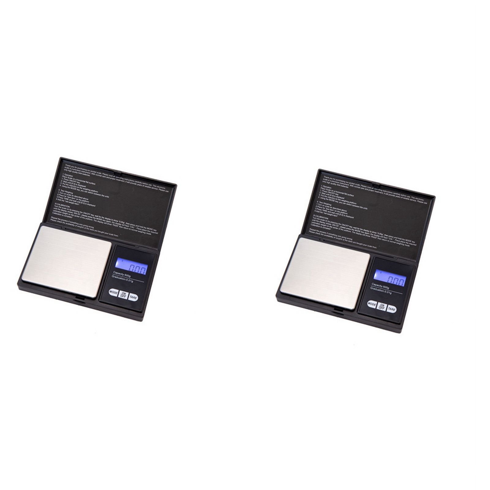 2X Balance de Poche Numérique 100G-0.01G Mini Balance Jauge Électronique Balance Électronique Balance de Table Cuisine