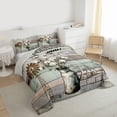 thumbnail image 3 of Feelyou Retro Lake House Queen Comforter Set, Western Countryside Bedding Set, 3pcs, 3 of 8