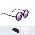 thumbnail image 5 of Lunettes de Soleil 2025 Nouvelle Couleur Dégradée Teinte Réglable Polarisées Monture Ronde en Métal ND9 Sans Paliers 1 9 Vitesses Verres Incassables Protection UV pour Hommes Femmes Plage Extérieur, 5 of 5
