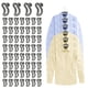 thumbnail image 1 of Ganchos Mlici Velvet para colgar ropa, 60 unidades, color gris, 1 of 7