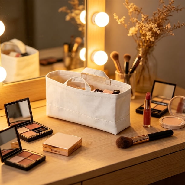 Bolsa de Almacenamiento de Lona Plegable con Asas para Organizar Ropa, Juguetes, Mantas y Ropa de Cama - Contenedor de Almacenamiento de Tela para Armario, Ropero y Debajo de La Cama - Paquete de 1