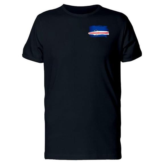 Grunge Pocket Flag Of Cape Verde Tee Men's -Image by Shutterstock