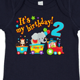 thumbnail image 4 of Inktastic Its My Birthday- Circus Train 2nd Birthday Boys or Girls Baby Bodysuit, 4 of 5