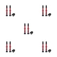 thumbnail image 3 of Shengyu Wheel Valves Kit Copper Replacement Parts Bike Vacuum Nozzle Pump Tool Cycling Accessories Household Shop Device red 60mm 5Set, 3 of 6