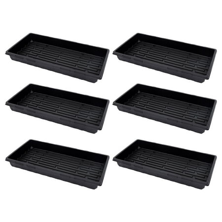 

Plant Growing Trays Nursery Seedling Holder Plate for Greenhouse Hydroponics Seedlings Plant Germination 6Pcs