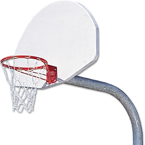 Outdoor Basketball System With 4' White Backboard