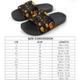 thumbnail image 2 of GZHJMY Stylish Slides for Women Men, Halloween Evil Pumpkin Soft Flexible Slip-on Sandals Slippers, 2 of 7
