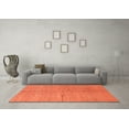 thumbnail image 3 of Ahgly Company Indoor Rectangle Abstract Orange Modern Area Rugs, 2' x 4', 3 of 4