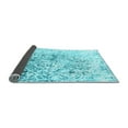 thumbnail image 2 of Ahgly Company Indoor Rectangle Abstract Light Blue Contemporary Area Rugs, 8' x 12', 2 of 4
