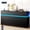 Black, variant on Winkalon White 9 Drawer Dresser with LED Lights and Charging Station, Modern Wood Chest Organizer for Bedroom, Living Room, Hallway