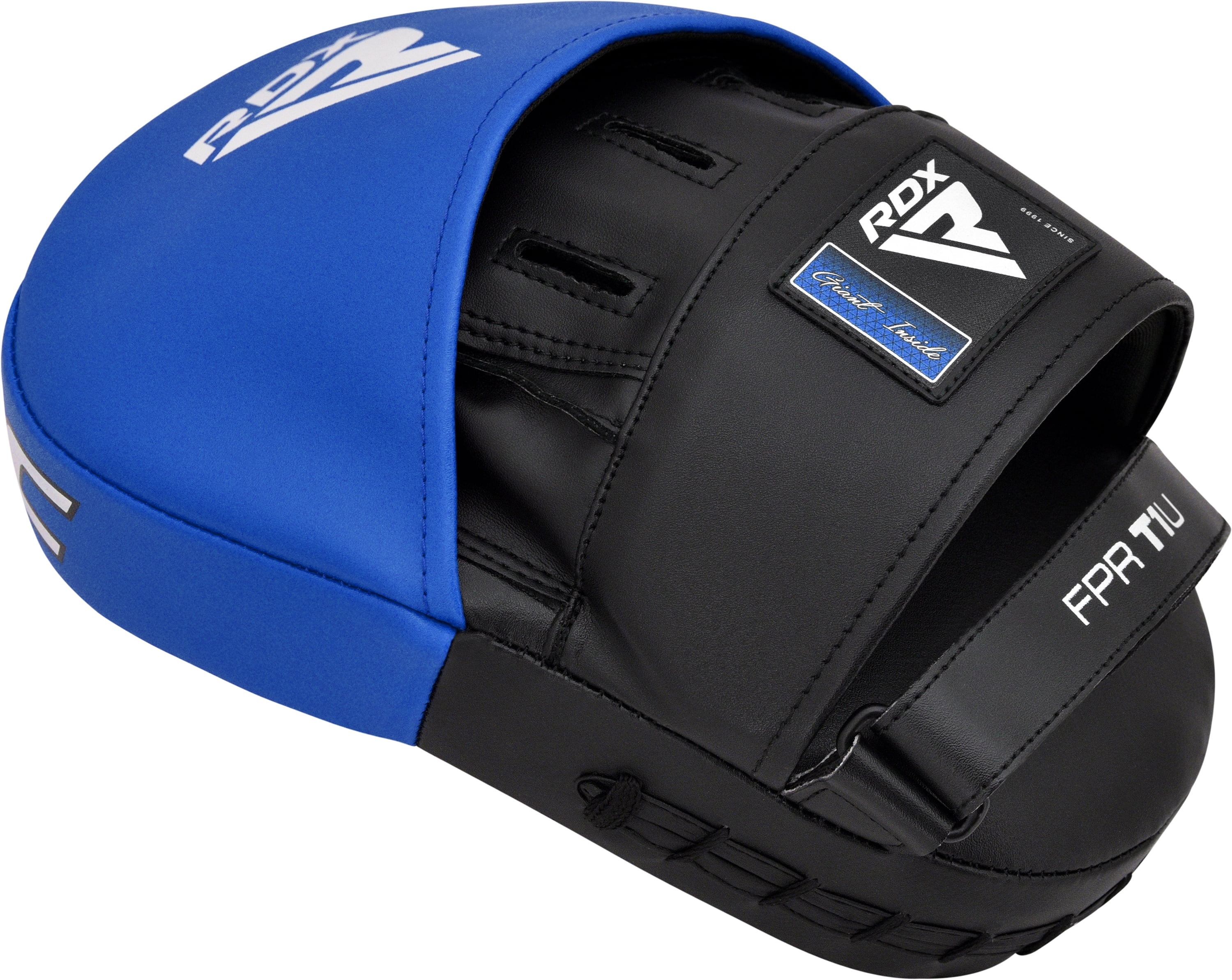 RDX Boxing Gloves and Pads Set, Maya Hide Leather Hook and Jab Curved Focus Mitts Punching Gloves for MMA, Muay Thai, Kickboxing Coaching, Martial Arts, Hand Target Strike Shield