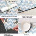thumbnail image 3 of Pug and Footprints Kitchen Rug Mat,Kitchen Runner Rugs Non Skid Washable,Decorative Kitchen Floor Mats for Kitchen,Sink,Laundry,17"X47", 3 of 5