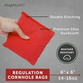 thumbnail image 2 of Weather Resistant Cornhole Bean Bags Set of 8 - Regulation Size & Weight - 4 Red & 4 Green Corn Hole Bags, 2 of 7