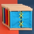 thumbnail image 4 of 8 PCS Baby Wooden Busy Board Zip Button Buckle Skills Montessori Early Educational Learning Sensory Toddlers, 4 of 8