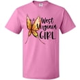 thumbnail image 3 of Inktastic West Virginia Girl- Butterfly T-Shirt, 3 of 5