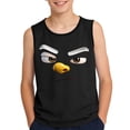 thumbnail image 2 of SGFCWSX Boys Summer Tank Tops Sleeveless Casual Crew Neck Regular Fit Print Daily Wear Beach Shirts for Kids Black Size 8 Years, 2 of 6