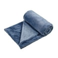 thumbnail image 7 of Home Soft Things Faux Fur Throw - Dark Blue - 60X80", 7 of 7