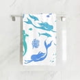 thumbnail image 2 of GZHJMY Cute Mermaid Hand Towel Cotton Bathroom Towel for Hand Face Gym Spa Washcloths Decorative Towels, 2 of 3