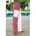 thumbnail image 3 of Towel Pants for Swimmers – IN STOCK Fast Shipping - Beach Coverup – Swim wear - Pink Bows, 3 of 6