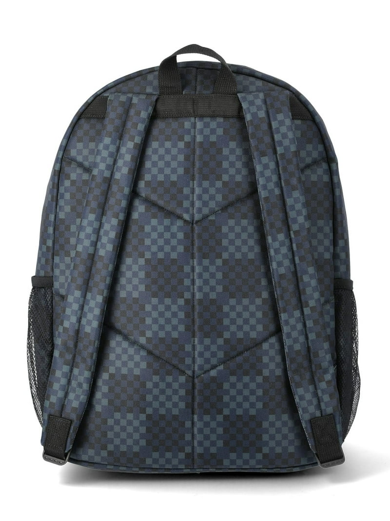 Messi Kids' 17" Checkered Backpack and Pencil Case 2-Piece Set, Black Messi Kids' 17" Checkered Backpack and Pencil Case 2-Piece Set, Black