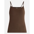thumbnail image 5 of No Boundaries Cropped Cami Top with Shelf Bra, Women's XXS-XXL, 5 of 5