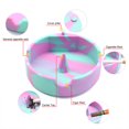 thumbnail image 4 of Silicone Heats Resistant Soft Car Interior from spreading, Ash Tray with Lid Anti-Scalding Washable Personalized Office Container Luminous White, 4 of 9
