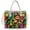 Black - Lotus Monstera, variant on ZUXONGSY American Flag Eagle Print PVC Tote Bag for Women Clear Handbag with Zipper Closure Shopper Bag for Daily Commute and Work Essentials