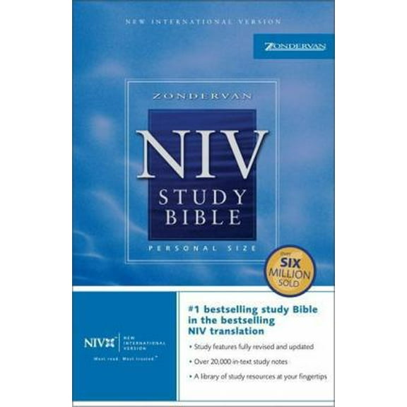 Pre-Owned Zondervan NIV Study Bible, Personal Size (Paperback) 0310923077 9780310923077