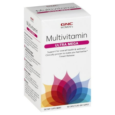 GNC Women's Multivitamin - Ultra Mega, 90 Caplets