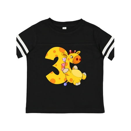 

Inktastic 3rd Birthday Giraffe Gift Toddler Boy or Toddler Girl T-Shirt
