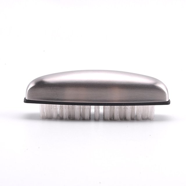 Limpiador de cepillos para manos y uñas, jabón de acero inoxidable, cepillos para fregar y limpiar las uñas de las manos y los pies y ayudan a eliminar los olores y absorber los olores.
